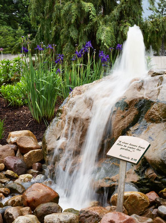 Louis & Fay Woll Memorial Bible Garden | Great Oaks Landscape