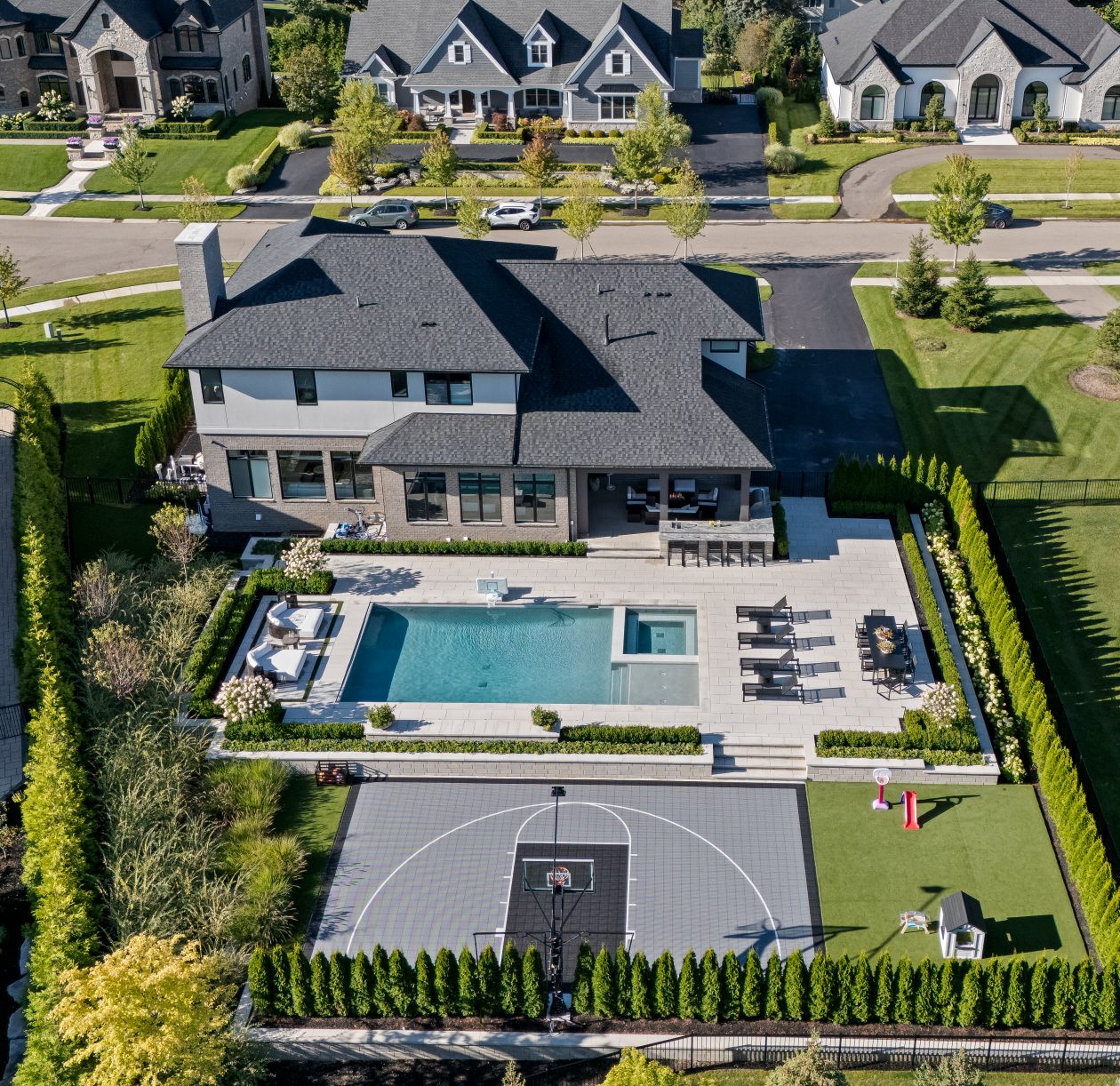 The Luxe Backyard | Great Oaks Landscape